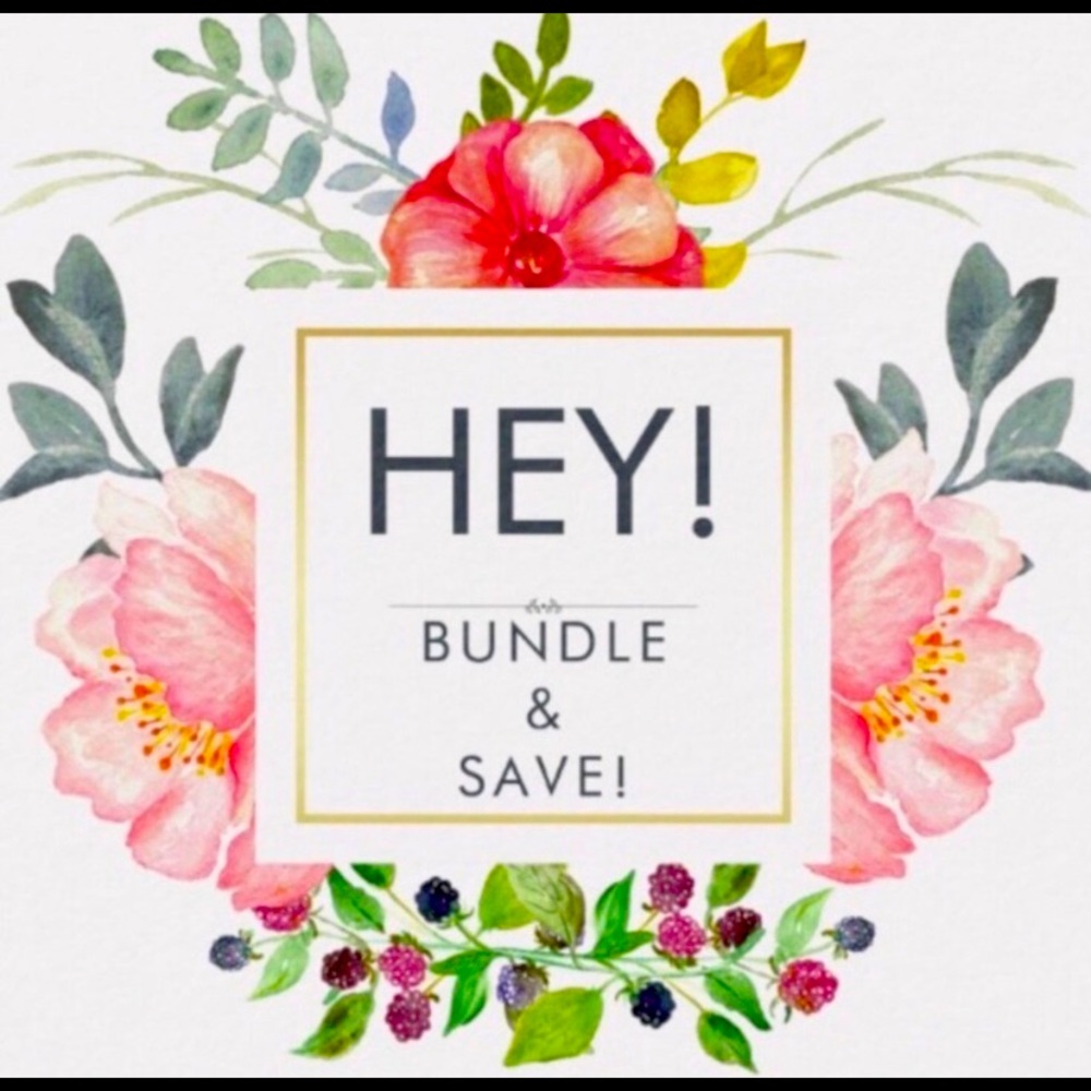 Bundle 3 of my items and get 10% off ❤️